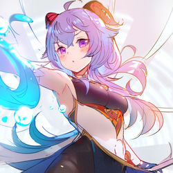 This is a pixiv picture whose title is Ganyu Draft.