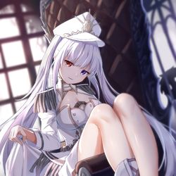 This is a pixiv picture whose title is 白の女王.