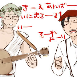 This is a pixiv picture whose title is 落書き.