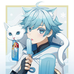 This is a pixiv picture whose title is アイスクリーム?.