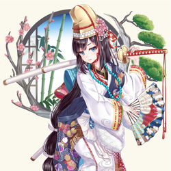 This is a pixiv picture whose title is 出雲阿国.