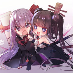 This is a pixiv picture whose title is 朋友.