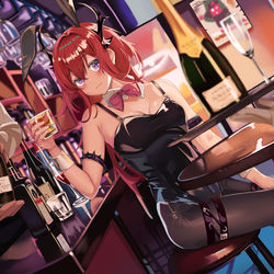 This is a pixiv picture whose title is 明日方舟兔女郎计划-史尔特尔.
