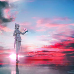 This is a pixiv picture whose title is 流光.