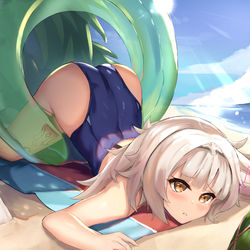 This is a pixiv picture whose title is Z46 - Oopsie Summer.