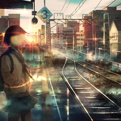 This is a pixiv picture whose title is Green Reflection.