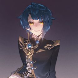 This is a pixiv picture whose title is 行秋のふともも.
