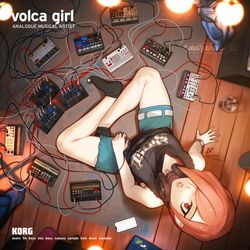 This is a pixiv picture whose title is KORG Volca Girl.