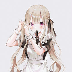 This is a pixiv picture whose title is メイド.