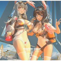 This is a pixiv picture whose title is MARINE Color.
