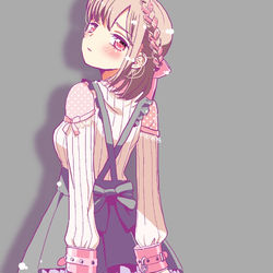 This is a pixiv picture whose title is 量産型クロス拘束ベルト.