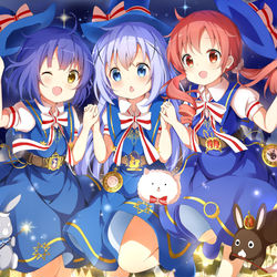 This is a pixiv picture whose title is 魔法使いチマメ隊（二枚あります）.