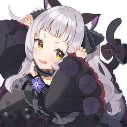 This is a pixiv picture whose title is 紫咲シオンちゃん！.