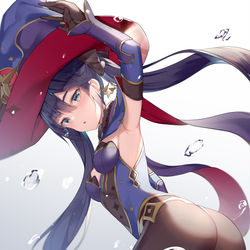 This is a pixiv picture whose title is mona.