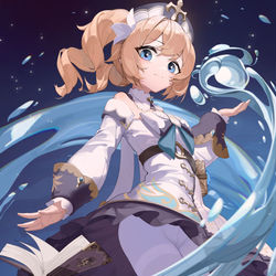 This is a pixiv picture whose title is 芭芭拉.