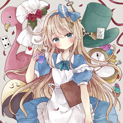 This is a pixiv picture whose title is 不思議の国のアリス.