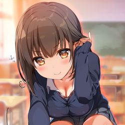 This is a pixiv picture whose title is 圧倒的に負けてるくせに顔が勝者のソレな女友達.