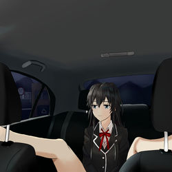 This is a pixiv picture whose title is 被绑架的大小姐.