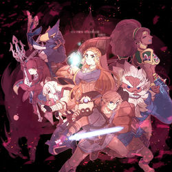 This is a pixiv picture whose title is 厄災の黙示録.
