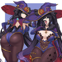 This is a pixiv picture whose title is 원신 모나(モナ).