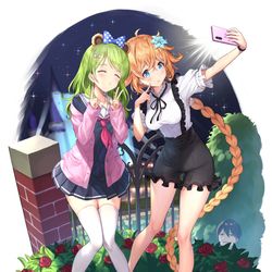 This is a pixiv picture whose title is OFF.