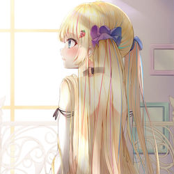 This is a pixiv picture whose title is 金髪.