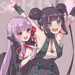 This is a pixiv picture whose title is ユゥユゥとBB.