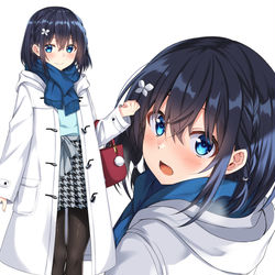 This is a pixiv picture whose title is 「かわいいって……私が、ですか……？」.
