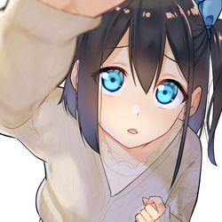 This is a pixiv picture whose title is 「本当に熱下がりましたか…？」.