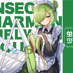 This is a pixiv picture whose title is 人外虫娘本「虫ノ少女トⅡ」.