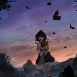 This is a pixiv picture whose title is 文.