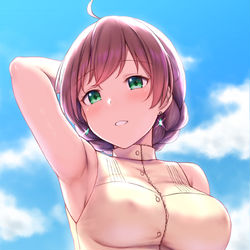 This is a pixiv picture whose title is 歌織先生.