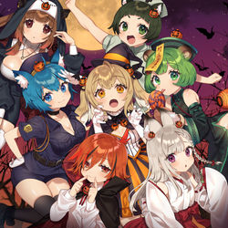 This is a pixiv picture whose title is あにまーれ🎃Halloween🎃2020.