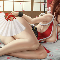 This is a pixiv picture whose title is 不知火舞.