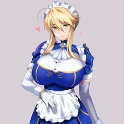This is a pixiv picture whose title is アルトリアランサー（メイド）.