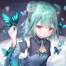 This is a pixiv picture whose title is 闇と光のネクロマンサー🦋.