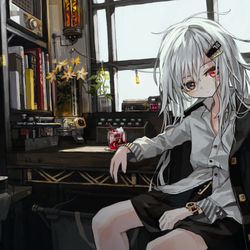 This is a pixiv picture whose title is halry's room.