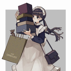 This is a pixiv picture whose title is お値下げ品買い占めメイド.