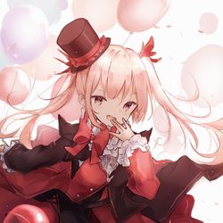 This is a pixiv picture whose title is Balloon.