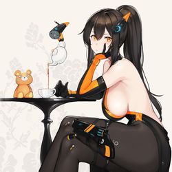 This is a pixiv picture whose title is 休憩中⚡.