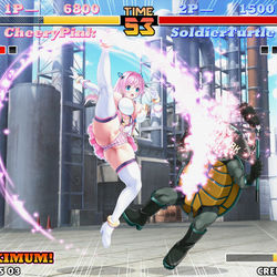 This is a pixiv picture whose title is 手に汗握る戦闘シーン.