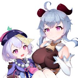 This is a pixiv picture whose title is 椰🐏与七七.
