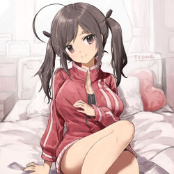 This is a pixiv picture whose title is いいツインテールの日.