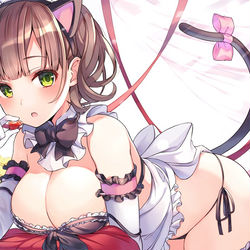 This is a pixiv picture whose title is ねこがちゃん.