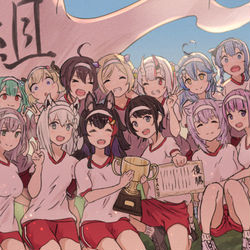 This is a pixiv picture whose title is 白組おめでとう！.