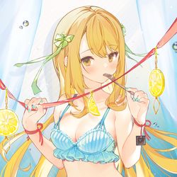 This is a pixiv picture whose title is 🍋🎀.