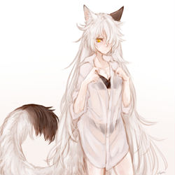 This is a pixiv picture whose title is after bath.