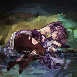 This is a pixiv picture whose title is 画，个刻晴.