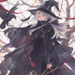 This is a pixiv picture whose title is 魔法使い.