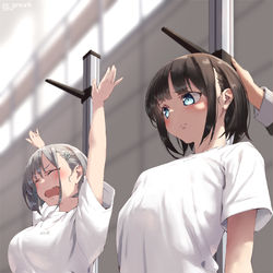 This is a pixiv picture whose title is 身体測定ガチ勢のみなさん.